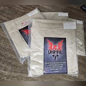 Drifire FR Men's Short Sleeve Tee - Tan Lot Of Four.